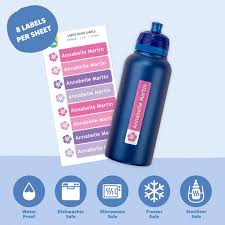 The water efficiency rating label shows the efficiency rating in the blue band at the top of the label and can be from 1 to 6 stars. Large Name Labels Large Stickers For Kids