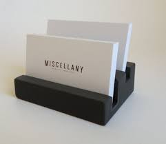 Choose from metal, engraved, desk, bulletin board, or leather business card holders. Multiple Business Card Holder Dark Grey Slate 1 1 4 Thick Stadi Craftsman Stoneworks