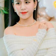 Set ngọc trai nhí mix charm tròn đá Le'Mare Jewelry