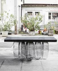 The Inverted Gravity Collection Defies Physics Design Milk Dining Table Design Furniture Dining Table Table Design