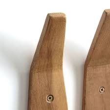 Yotaka Solid Wood Pegs Set Of 2 Natural Wood Am Pm La Redoute In 2020 Shaker Style Natural Wood Solid Wood