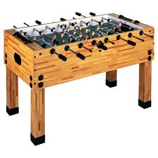 A classic game room staple, foosball is a game where two players use small figures mounted on metal rods to kick a small soccer ball into the opponent's goal to win the game. Premier Soccer Foosball Table Ideas On Foter