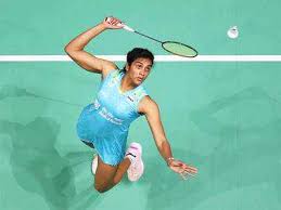 The net is 1.55m (5ft 1in) high at the ends and 1.52m high (5ft) where it dips in the middle. The Pandemic Has Left Us With Very Few Choices Pv Sindhu Badminton News Times Of India