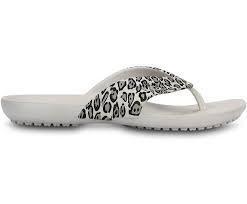 Black And White Animal Print Shoes Womens Women S Kadee Leopard Print Flip Women S Comfortable Flips Crocs Official Site White Leopard Black Pearl Pearl White