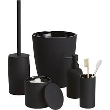 Bathroom sets and fittings (66). Black And Gold Bathroom Bin Novocom Top