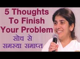 Bk Shivani Latest Videos 2014 5 Thoughts To Finish Your Problem Subtitles English Bk Shivani Youtube In 2020 Stress Negative Thoughts Wisdom Quotes