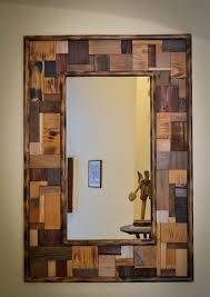 20 Stunning Mirror Frame Design Ideas From Wood Reclaimed Wood Mirror Wood Decor Wood Mirror