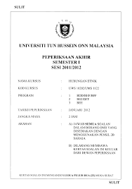 Konsep ketinggian perlembagaan dalam perlembagaan persekutuan merujuk kepada semua pernyataan berikut i. Exam Questions Hubungan Etnik Uthm Studocu