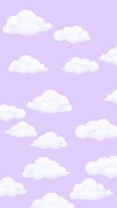 Lilac And Cloud Wallpaper Ungu Pastel Gambar Awan Fotografi Bunga