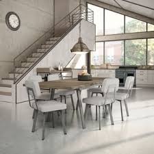Carbon Loft Elion Metal Chairs And Kane Table Dining Set Dining Table Setting 7 Piece Dining Set Dining Set
