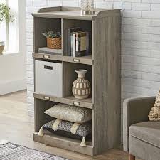 Better Homes Gardens Modern Farmhouse 5 Cube Organizer With Name Plates Rustic Gray Finish Walmart Com Contemporary Home Decor Home Decor Styles Home Decor