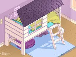 These free loft bed plans will help you build a beautiful bed that will be a keepsake for your child or grandchild for generations to come. 15 Free Diy Loft Bed Plans For Kids And Adults