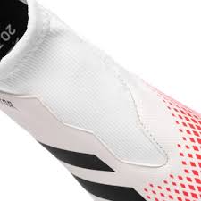 Laceless cleats for accuracy on firm ground. Adidas Predator 20 3 Laceless Fg Ag Uniforia Weiss Schwarz Pop Kinder Www Unisportstore De