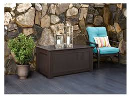 Organize your patio, deck, and other outdoor spaces with a variety of deck boxes. Is The Rubbermaid Patio Chic Storage Bench Deck Box Waterproof And Does It Come Assembled Shop Your Way Online Shopping Earn Points On Tools Appliances Electronics More