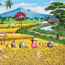 Lukisan panen padi pemandangan sawah ukuran 135 x 85 cm via shopee.co.id 33+ ini lukisan pemandangan sawah padi itu saja 33+ ini lukisan pemandangan sawah padi yang dapat kami persembahkan, kami mengharapkan blog mengenai foto pemandangan bisa menambah informasi anda semua. Lukisan Feng Shui Panen Padi Dan Pemandangan Pembawa Kemakmuran Shopee Indonesia