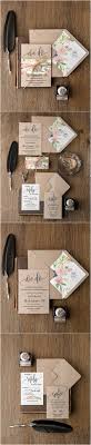 Rustic Country Craft Paper Wedding Invitations Rustic Wedding Invitation Ideas Wedding Invitations Boho Wedding Invitations Floral Wedding Invitations