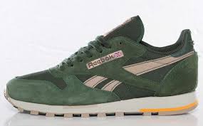 Reebok Classic Leather Utility Olive Green Eu Kicks Sneaker Magazine Reebok Classic Classic Leather Sneakers