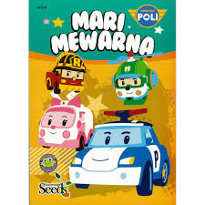 Buku mewarna kanak kanak kereta. Robocar Poli Mari Mewarna Eco Series 4 Kid Coloring Book Buku Mewarna Kanak Kanak A5 Size 16pgs Shopee Malaysia