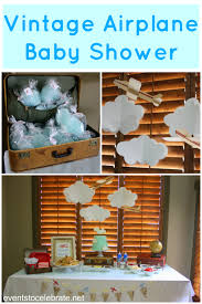 Vintage Airplane Baby Shower
