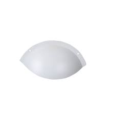24w waterproof round cover double head garden light outdoor wall light lamp e2. Eti Lighting 10 Shorebreaker Outdoor Decorative Light Guard Half Round White Eti Lighting Col R W Vs Homelectrical Com