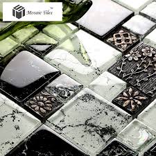 See more ideas about kitchen design, kitchen inspirations, kitchen remodel. Tst Resin Flower Sculpture Crystal Glass Tile Backsplash Ideas Black Brown Cheap Tiles Kitchen Remodeling Deco Discount Tile Crystallized Glass Tile Glass Tilediscount Glass Tile Aliexpress