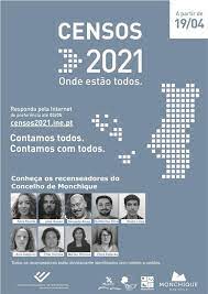 Os censos 2021 estão na rua. Site Autarquico Monchique Censos 2021