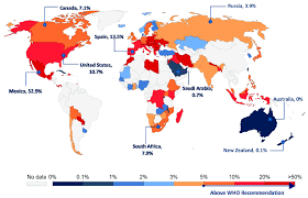Data sourced from the ministry of health nz. Worldwide Map Of Seven Day Average Covid 19 Positivity Rates As Of 12 Download Scientific Diagram