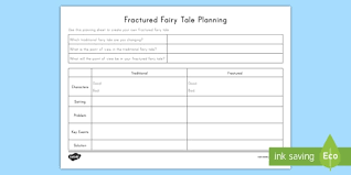 Fractured Fairy Tale Writing Worksheet Worksheet Writing