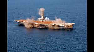 uss oriskany sunk and becomes