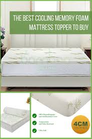 The Best Cooling Memory Foam Bamboo Mattress Toppers To Buy Mattress Foam Mattress Bamboo Mattress Topper