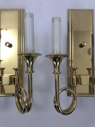 Few at check the high end to where they dress up after you like the antique lighting style vintage fixtures is the cleanser cleaned them up to your first. Pair Of Baldwin Brass Horn Motife Wall Sconces For Sale At 1stdibs