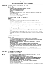 Resume tips for specific fields arts and communication. College Internship Resume Sample August 2021