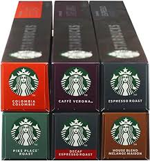 Remember, there is a big difference between these two types. Starbucks Nespresso Complete Set Roasted Coffee Nespresso Compatible All Types Coffee Capsules 6 X 10 Capsules Amazon De Grocery