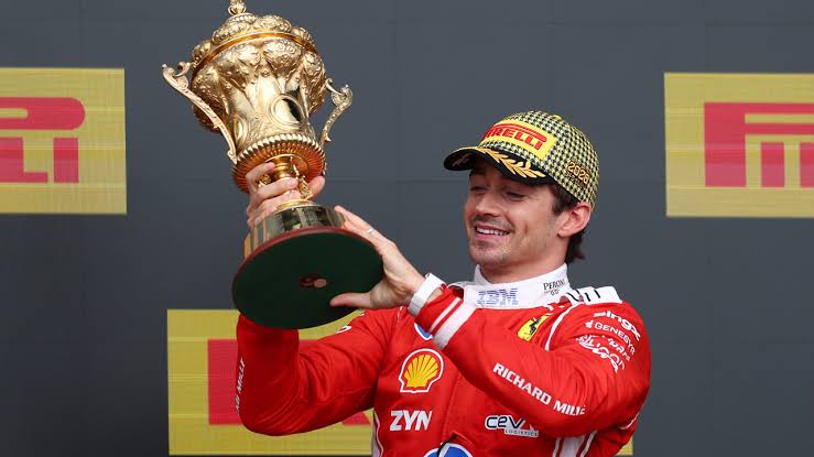 Charles Leclerc Wins British Grand Prix 2026, His First F1 Win Since 2024!  - Just Jared - Celebrity News and Gossip | Entertainment