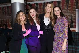 Sisterhood of the Traveling Pants” stars Amber Tamblyn, America Ferrera,  and Alexis Bledel support Blake Lively