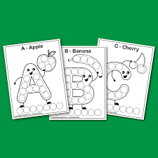 If your child loves interacting. Abc For Dot Marker Coloring Pages