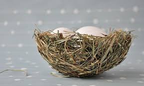Ob aus eierkartons, papier oder naturmaterialien: Osternest Nr 1 Und Nr 2 Inside Out Korbchen Osternest Basteln Ostern Basteln Mit Kindern Diy Osterkorb