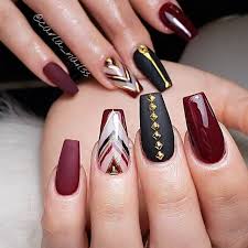 Burgundy nails are great for any outfit, occasion and life situation! 50 Sultry Burgundy Nail Ideas To Bring Out Your Inner Sexy In 2021