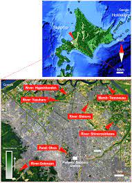 市営交通 > sapporo city transportation > route maps. Map Showing Sampling Locations Around Sapporo City Hokkaido Japan Download Scientific Diagram