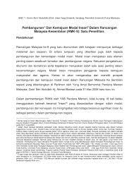 Seterusnya, projek central spine road (csr) dari kuala krai, kelantan ke simpang pelangai, pahang sepanjang 351.3km telah pun dimulakan. Pdf Pembangunan Dan Kemajuan Modal Insan Dalam Rancangan Malaysia Kesembilan Rmk 9 Satu Penelitian