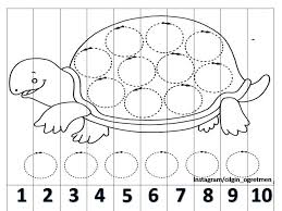 Cok Yonlu Calisma Cizgi Tamamlama Boyama Kesme Sayi Siralama Puzzle Yapboz Number Puzzles Puzzle Photo And Video