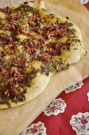 Sundried Tomato And Pesto Flatbread Recipe Recipes Food Cooking Recipes