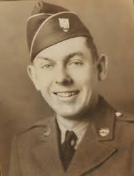 Woodsfield courthouse 4 July 1946. Think it's list of names that went to  war. Dad, Ray Norris was discharged Jan 1946. Don't know the lady, one of  mom's friends probably. Who remembers