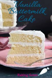 Vanilla Buttermilk Cake Recipe In 2020 Vanilla Buttermilk Cake Vanilla Cake Recipe Moist Vanilla Cake Recipe