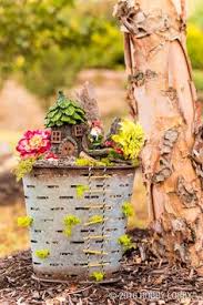 $1.49 quick view sale blue camper birdhouse was: 55 Fairy Gardens Ideas Fairy Garden Fairy Miniature Garden