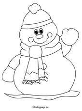 Snowman Coloring Page For Kids Kids Pillows Ideas Of Kids Pillows Kidspillows In 2020 Christmas Coloring Sheets Snowman Coloring Pages Christmas Coloring Pages