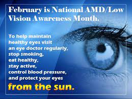 February Is National Amd Low Awareness Month Awareness Awareness Month Disability Awareness