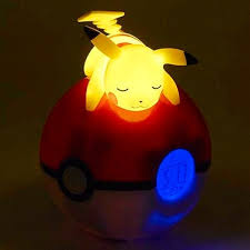 And the current season of the tv show, pokémon journeys: Teknofun Pokemon Pikachu Pokeball Lamp Alarm Clock Multicolor Techinn