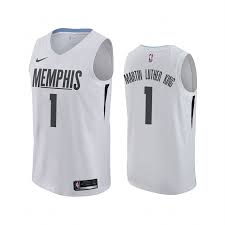 All the best memphis grizzlies gear and collectibles are at the jcp grizzlies fan store. Martin Luther King Mlk Day Grizzlies City Edition Jersey White Ctjersey Store