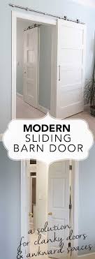 Sliding barn doors are often preferred by farmers as they allow easy access to barns in any weather and can be left as open or closed as needs require. Modern Barn Doors An Easy Solution To Awkward Entries Deeplysouthernhome